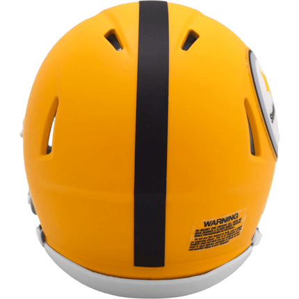 Pittsburgh Steelers 2025 On Field Alternate Riddell NFL Speed Mini Helmet - GT - Wholesale.com