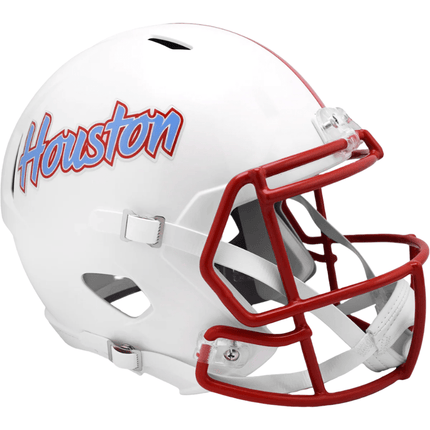 Houston Cougars Throwback Riddell NCAA Deluxe Replica Speed Full Size Helmet - GT - Wholesale.com