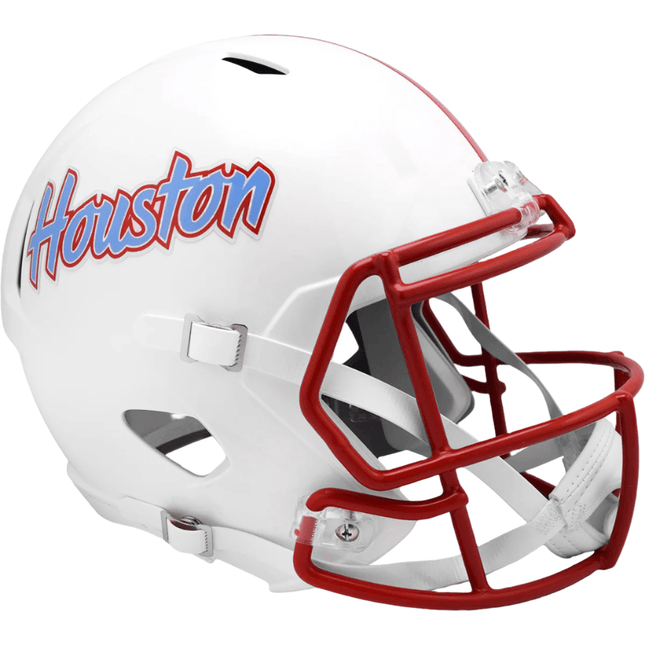 Houston Cougars Throwback Riddell NCAA Deluxe Replica Speed Full Size Helmet - GT - Wholesale.com