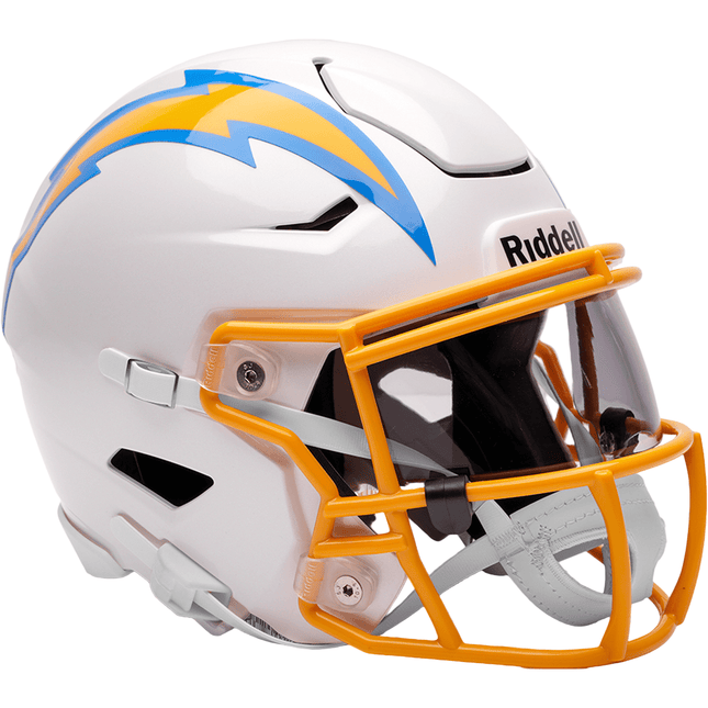 Los Angeles Chargers Riddell NFL SpeedFlex Mid - size Helmet - GT - Wholesale.com