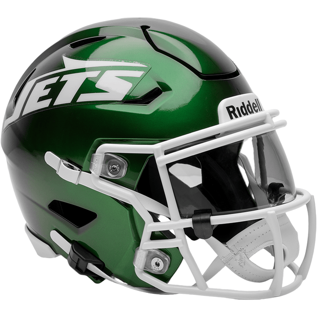 New York Jets Riddell NFL SpeedFlex Mid - size Helmet - GT - Wholesale.com