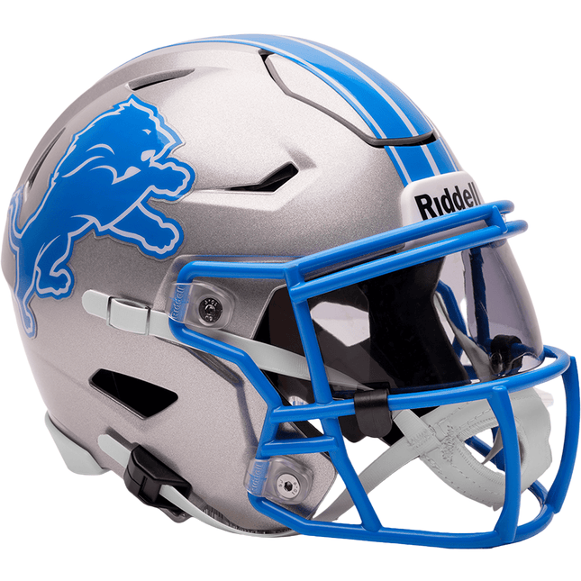 Detroit Lions Riddell NFL SpeedFlex Mid - size Helmet - GT - Wholesale.com