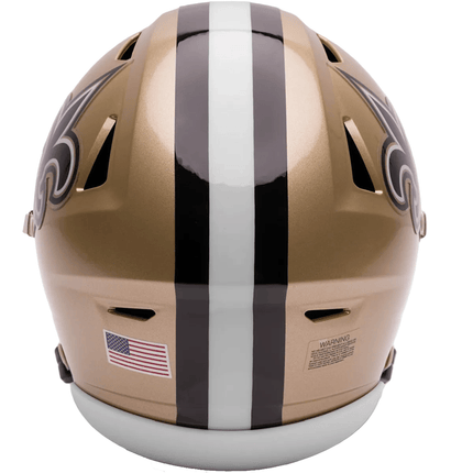 New Orleans Saints Riddell NFL Mid-size SpeedFlex Helmet - GT-Wholesale.com