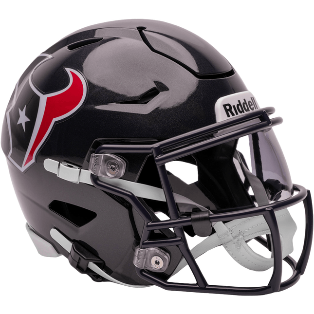 Houston Texans Riddell NFL SpeedFlex Mid - size Helmet - GT - Wholesale.com