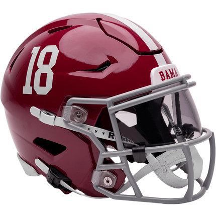 Alabama Crimson Tide 18 Riddell NCAA College SpeedFlex Mid - size Helmet - GT - Wholesale.com