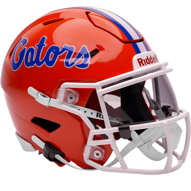 Florida Gators NCAA Riddell College SpeedFlex Mid - size Helmet - GT - Wholesale.com
