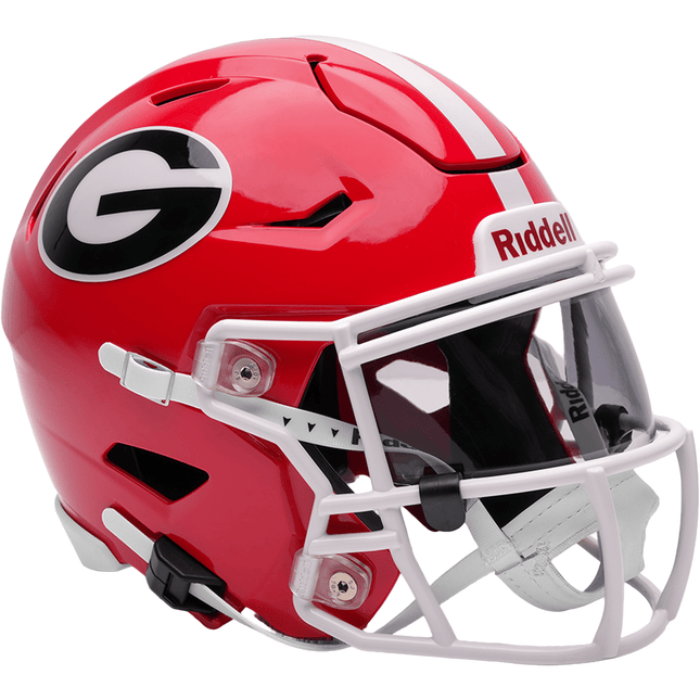 Georgia Bulldogs Riddell NCAA College SpeedFlex Mid - Size Helmet - GT - Wholesale.com