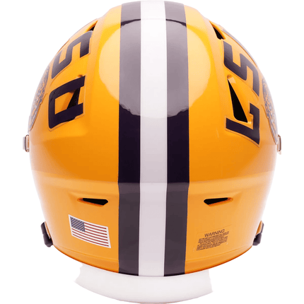 LSU Tigers Yellow NCAA Riddell College Mid-size SpeedFlex Helmet - GT-Wholesale.com