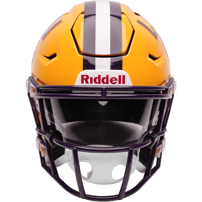 LSU Tigers Yellow NCAA Riddell College Mid-size SpeedFlex Helmet - GT-Wholesale.com
