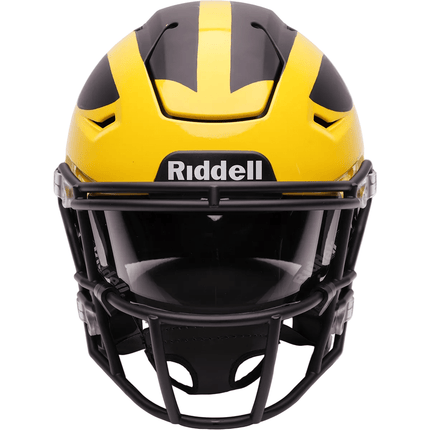 Michigan Wolverines NCAA Riddell College Mid-size SpeedFlex Helmet - GT-Wholesale.com
