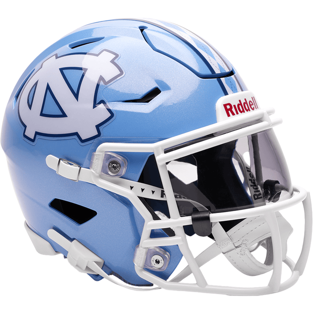 North Carolina Tar Heels NCAA Riddell College SpeedFlex Mid - size Helmet - GT - Wholesale.com