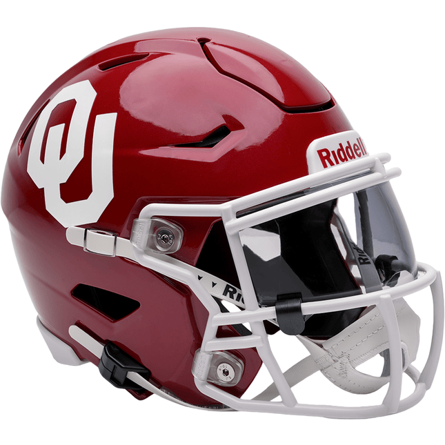 Oklahoma Riddell College SpeedFlex Mid - size Helmet - GT - Wholesale.com