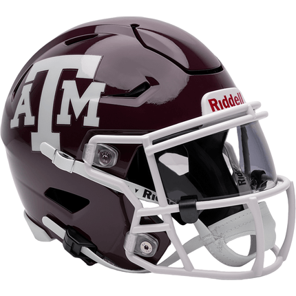 Texas A&M NCAA Riddell College SpeedFlex Mid - size Helmet - GT - Wholesale.com