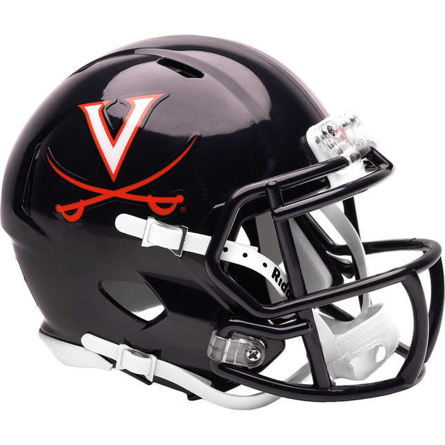 Virginia Cavaliers Navy Throwback Riddell NCAA Speed Mini Helmet - GT - Wholesale.com