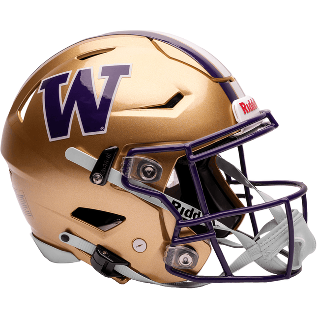 Washington Huskies Riddell NCAA Authentic SpeedFlex Full Size Helmet - GT - Wholesale.com