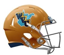 West Virginia Mountaineers Gold Throwback Riddell NCAA Authentic Speed Full Size Helmet - GT - Wholesale.com