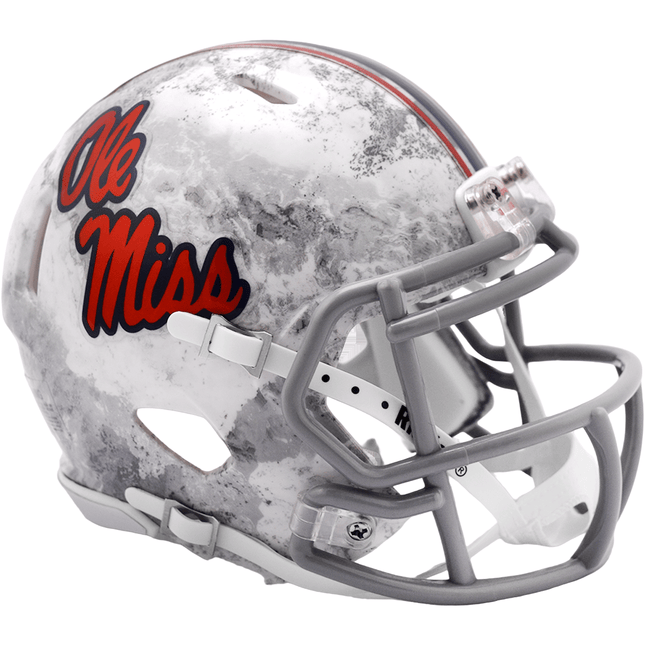 Mississippi Rebels Ole Miss RealTree Camo 2025 Riddell NCAA Speed Mini Helmet - GT - Wholesale.com