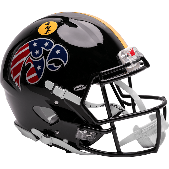 Iowa Hawkeyes Stars and Stripes Riddell NCAA Authentic Full Size Speed Helmet - GT - Wholesale.com