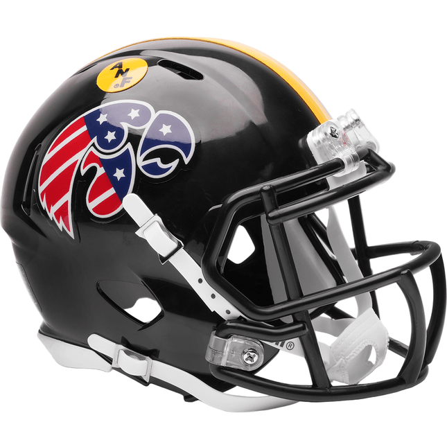 Iowa Hawkeyes Stars and Stripes Riddell NCAA Speed Mini Helmet - GT - Wholesale.com