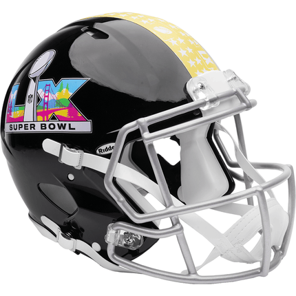 Super Bowl 60 LX Riddell NFL Speed Authentic Full Size Helmet - GT - Wholesale.com
