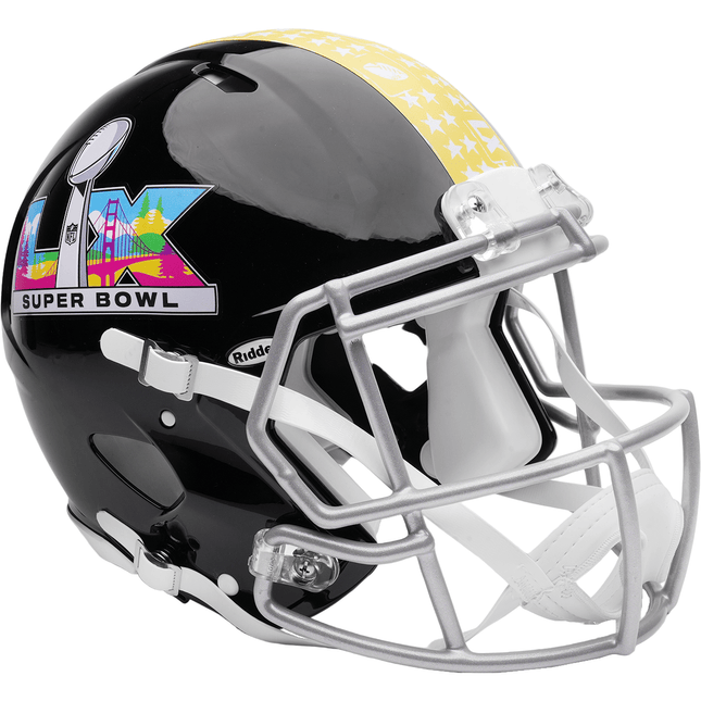 Super Bowl 60 LX Riddell NFL Speed Authentic Full Size Helmet - GT - Wholesale.com