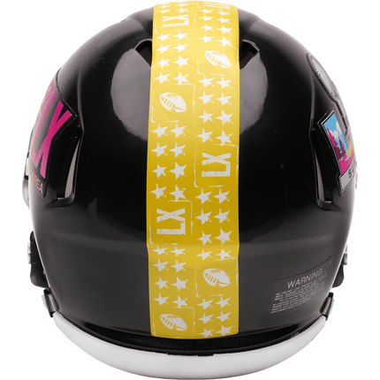 Super Bowl 60 LX Riddell NFL Speed Mini Helmet - GT - Wholesale.com