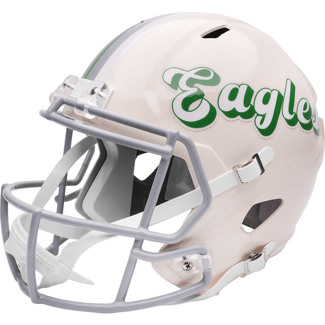 Philadelphia Eagles 2025 Retro Riddell NFL Speed Replica Full Size Helmet - GT - Wholesale.com
