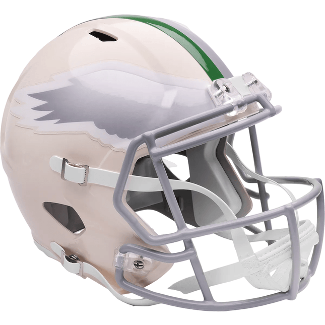 Philadelphia Eagles 2025 Retro Riddell NFL Speed Replica Full Size Helmet - GT - Wholesale.com