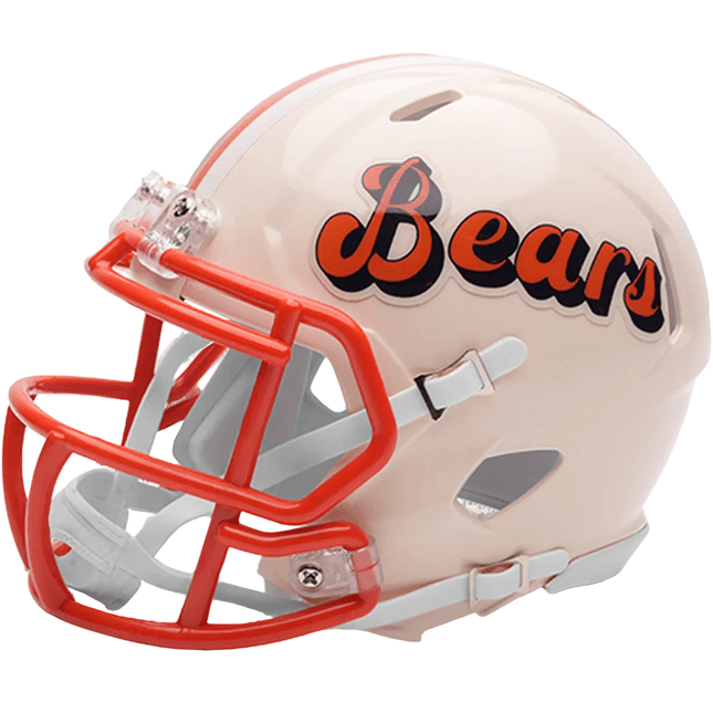 Chicago Bears 2025 Retro Riddell NFL Speed Mini Helmet - GT - Wholesale.com