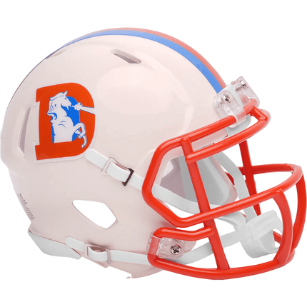 Denver Broncos 2025 Retro Riddell NFL Speed Mini Helmet - GT - Wholesale.com