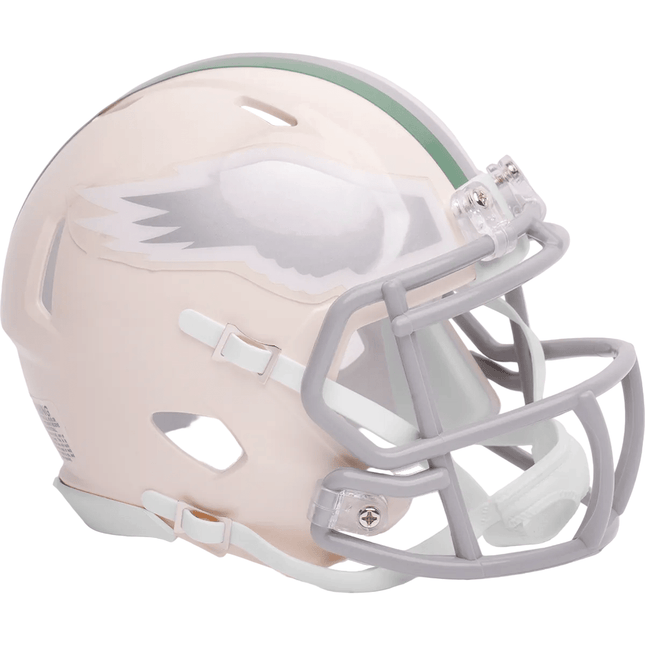 Philadelphia Eagles 2025 Retro Riddell NFL Speed Mini Helmet - GT - Wholesale.com