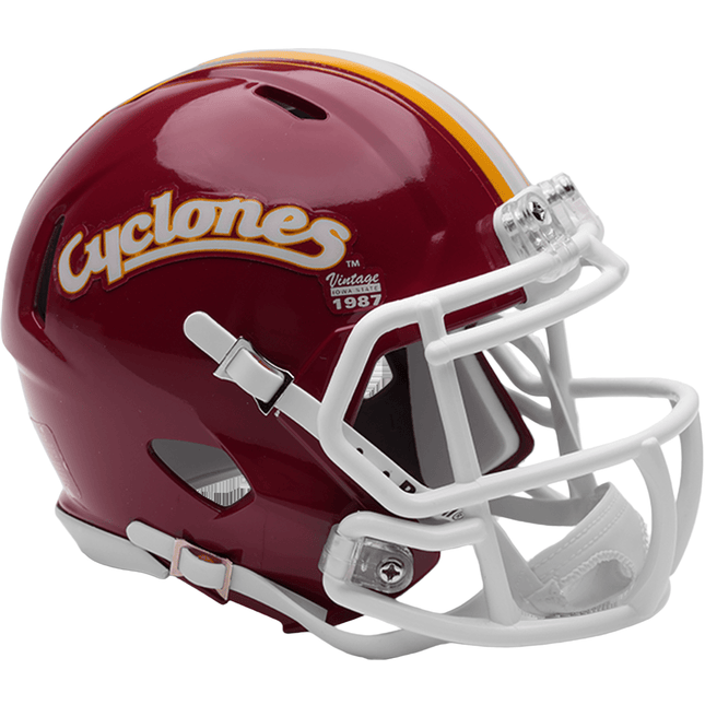 Iowa State Cyclones Script Red Riddell NCAA Speed Mini Helmet - GT - Wholesale.com