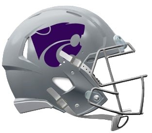 Kansas State Wildcats Dublin Authentic Riddell NCAA Speed Full Size Helmet - GT - Wholesale.com
