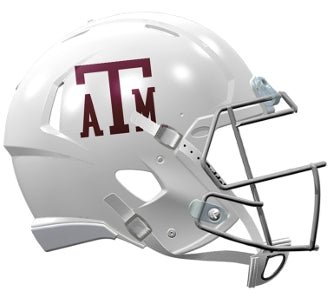 Texas A&M Aggies 1975 Throwback Riddell NCAA Authentic Speed Full Size Helmet - GT - Wholesale.com