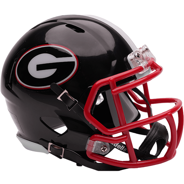 Georgia Bulldogs Black Riddell NCAA Speed Mini Helmet - GT - Wholesale.com