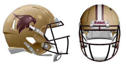 Texas State Bobcats Riddell NCAA Speed Mini Helmet - GT - Wholesale.com