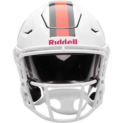 Miami Hurricanes NCAA Riddell College Mid-size SpeedFlex Helmet - GT-Wholesale.com