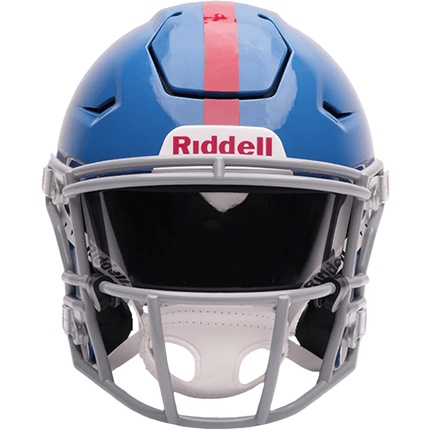 Mississippi Rebels Ole Miss Powder Blue NCAA Riddell College Mid-size SpeedFlex Helmet - GT-Wholesale.com