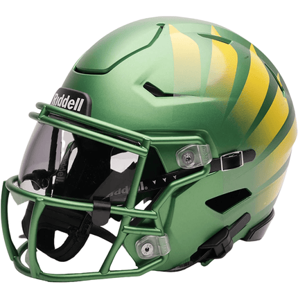 Oregon Ducks Green Wing NCAA Riddell College Mid-size SpeedFlex Helmet - GT-Wholesale.com