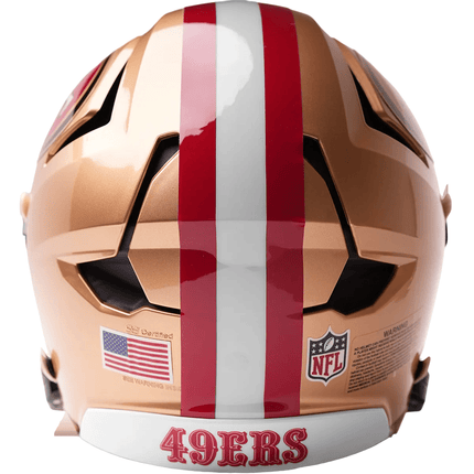 San Francisco 49ers Riddell NFL Axiom Authentic Full-Size Helmet - GT-Wholesale.com