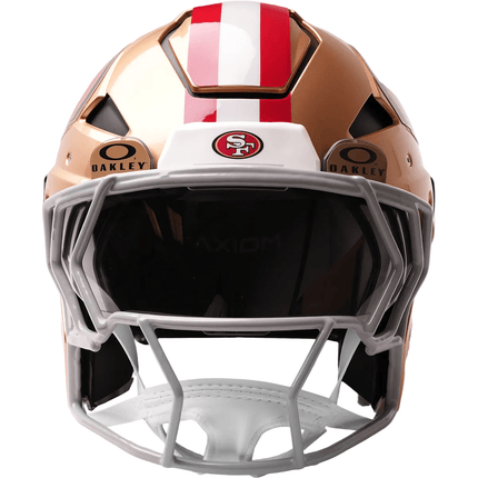 San Francisco 49ers Riddell NFL Axiom Authentic Full-Size Helmet - GT-Wholesale.com