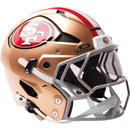 San Francisco 49ers Riddell NFL Axiom Authentic Full-Size Helmet - GT-Wholesale.com