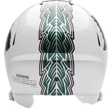 Hawaii Warriors White Riddell NCAA Speed Replica Full Size Helmet - GT - Wholesale.com