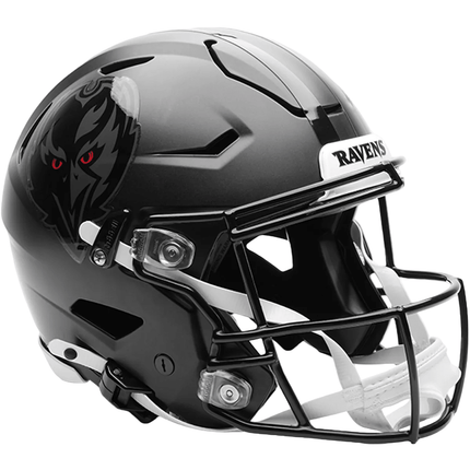 Baltimore Ravens 2026 On Field Alternate Riddell NFL Authentic Speedflex Full Size Helmet 2 - GT - Wholesale.com