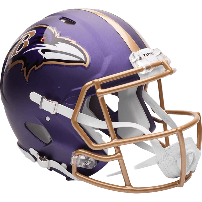 Baltimore Ravens 2026 On Field Alternate Riddell NFL Authentic Speed Full Size Helmet 1 - GT - Wholesale.com