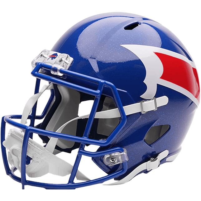 Buffalo Bills 2026 On Field Alternate (The Charge Helmet) Riddell NFL Deluxe Replica Speed Full Size Helmet - GT-Wholesale.com