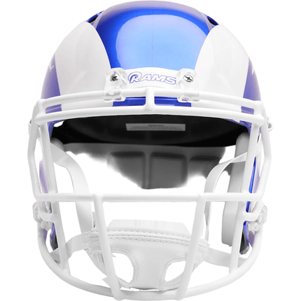 Los Angeles Rams 2026 On Field Alternate Fearsome White Riddell NFL Deluxe Replica Speed Full Size Helmet - GT-Wholesale.com