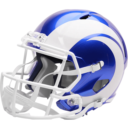 Los Angeles Rams 2026 On Field Alternate Fearsome White Riddell NFL Deluxe Replica Speed Full Size Helmet - GT-Wholesale.com
