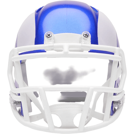Los Angeles Rams 2026 On Field Alternate Fearsome White Riddell NFL Speed Mini Helmet - GT-Wholesale.com