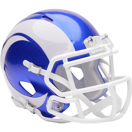 Los Angeles Rams 2026 On Field Alternate Fearsome White Riddell NFL Speed Mini Helmet - GT-Wholesale.com
